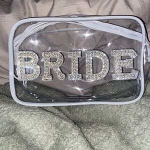 Clear Bride Makeup Bag